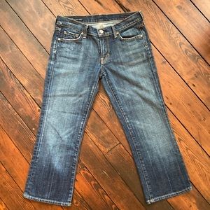 CITIZENS of HUMANITY, Kelly #063, Crop Stretch Jeans, EUC, Size 28